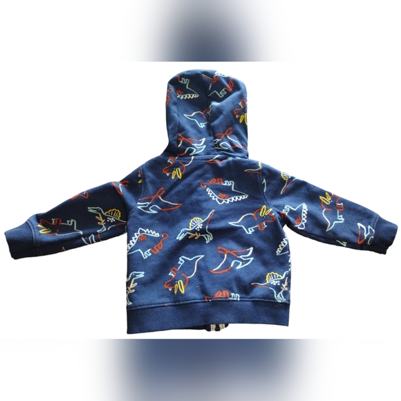 BOGO: Dinosaur Zipper Hoodie - Picture 2 of 3